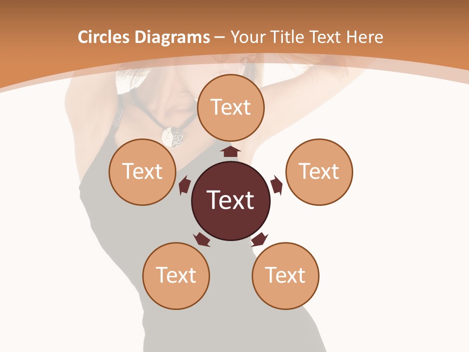 Expression Female Seductive PowerPoint Template