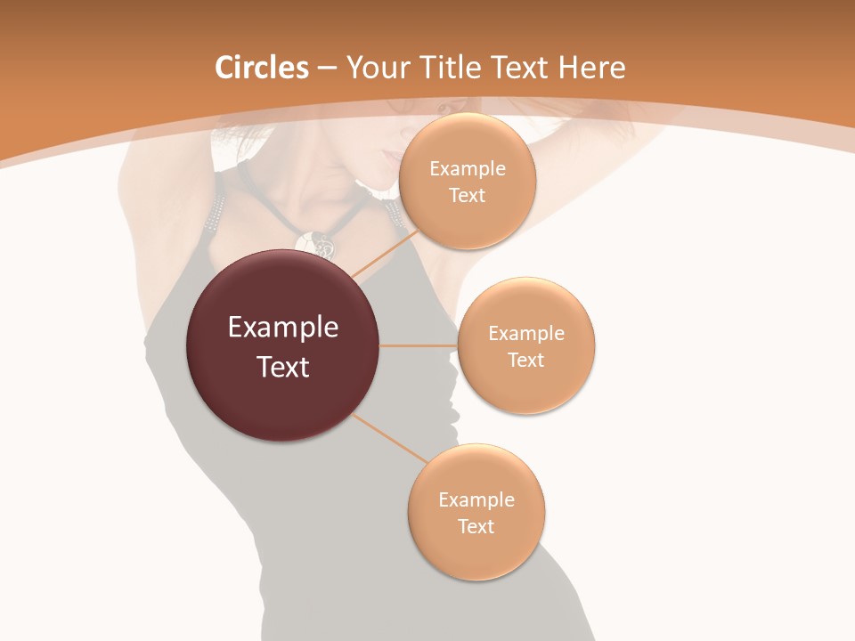 Expression Female Seductive PowerPoint Template