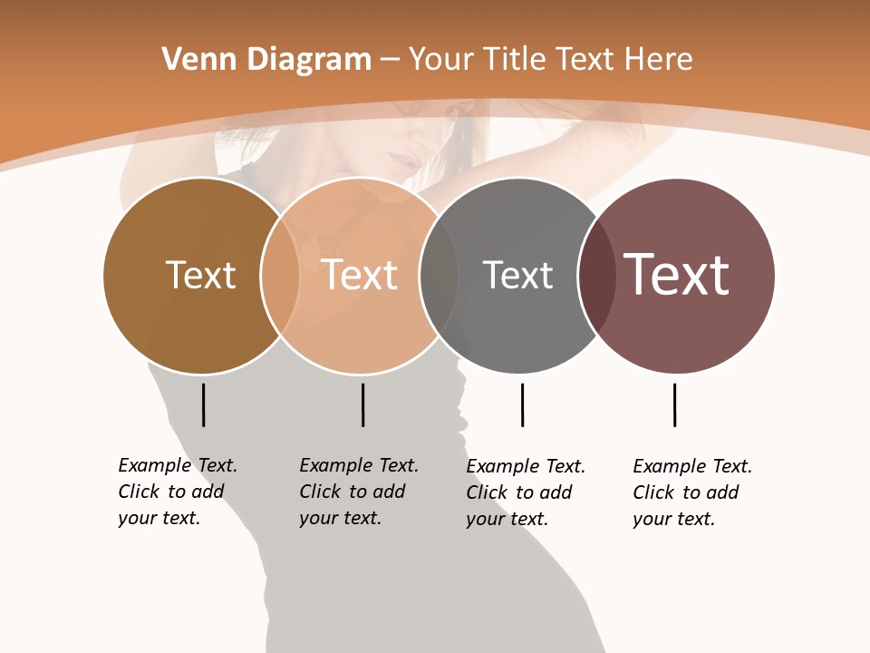 Expression Female Seductive PowerPoint Template