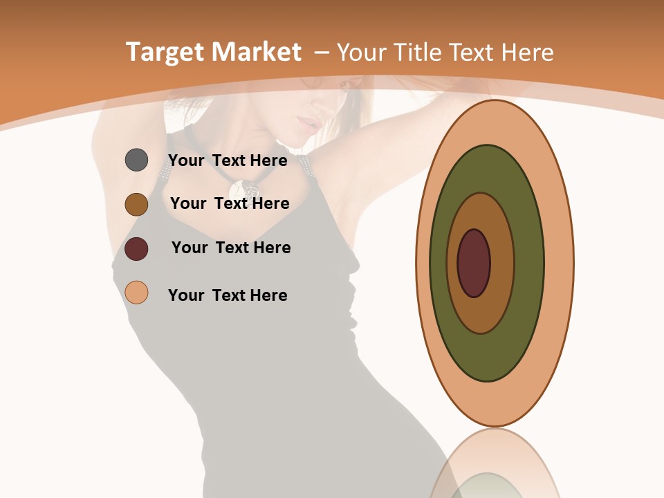 Expression Female Seductive PowerPoint Template