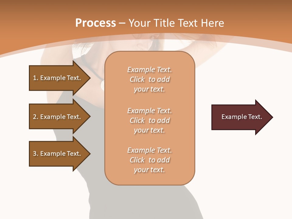 Expression Female Seductive PowerPoint Template