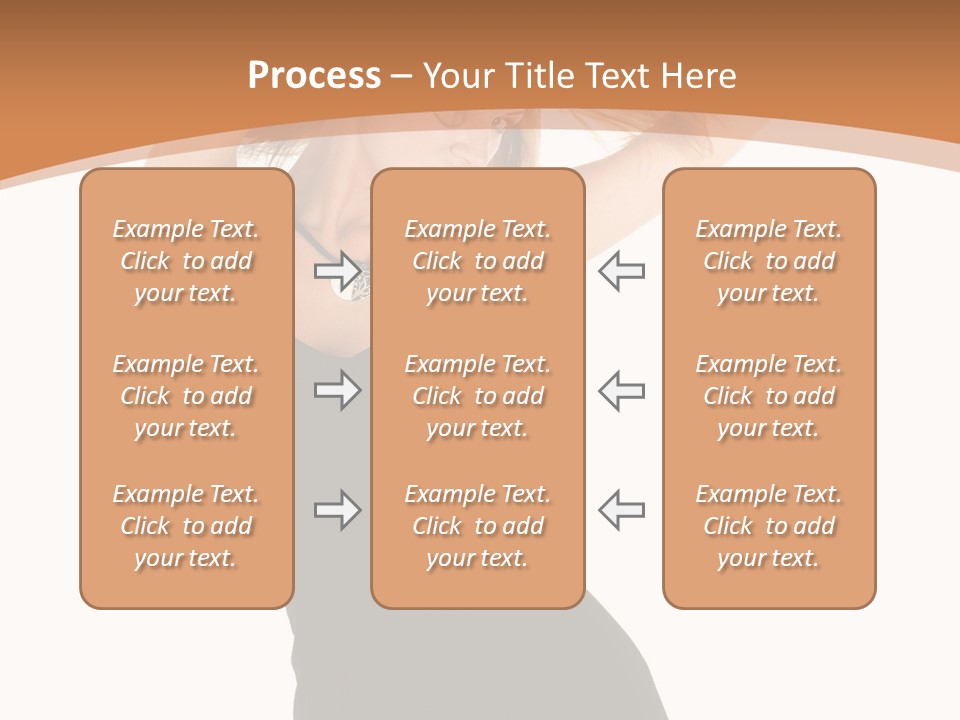 Expression Female Seductive PowerPoint Template