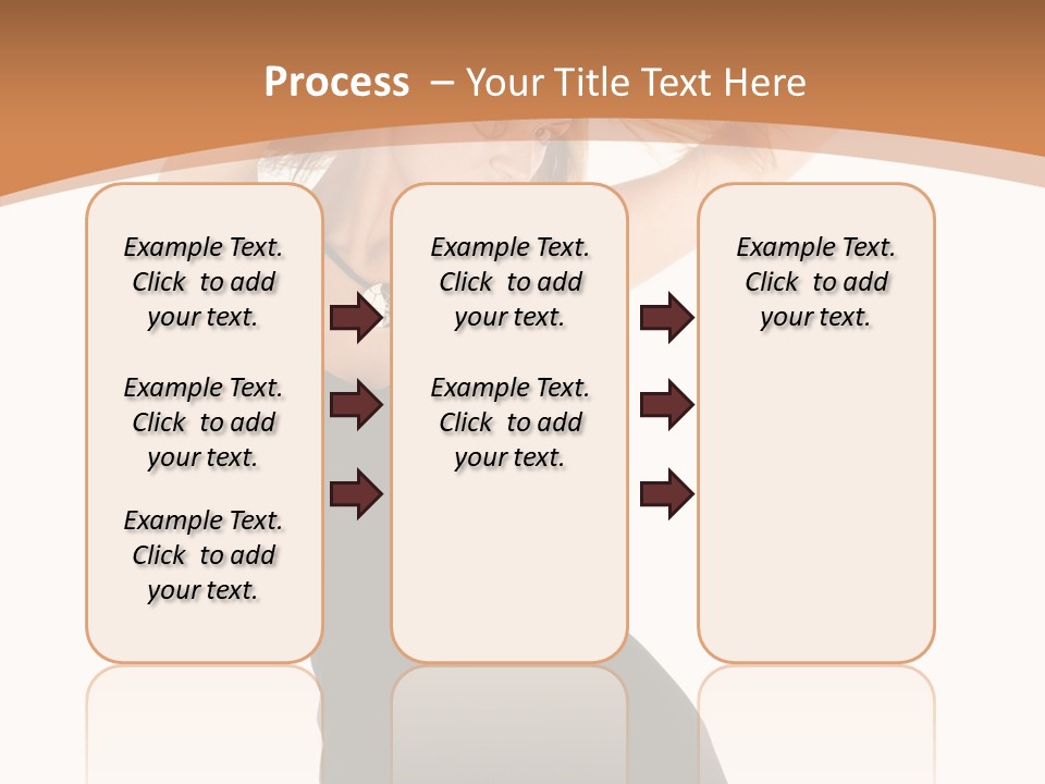 Expression Female Seductive PowerPoint Template