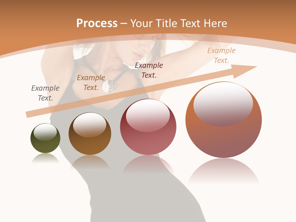 Expression Female Seductive PowerPoint Template