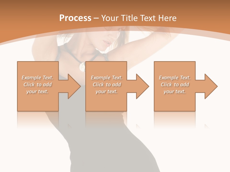 Expression Female Seductive PowerPoint Template