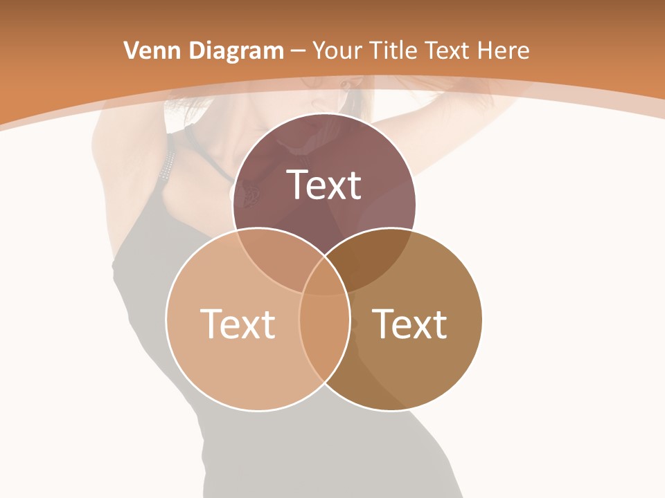 Expression Female Seductive PowerPoint Template