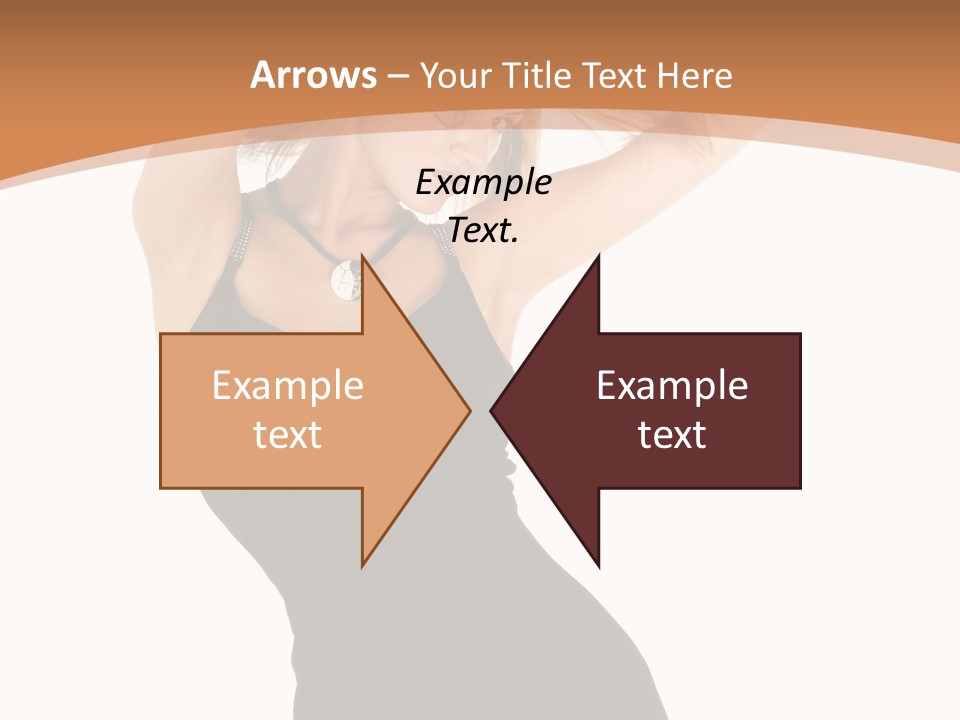 Expression Female Seductive PowerPoint Template