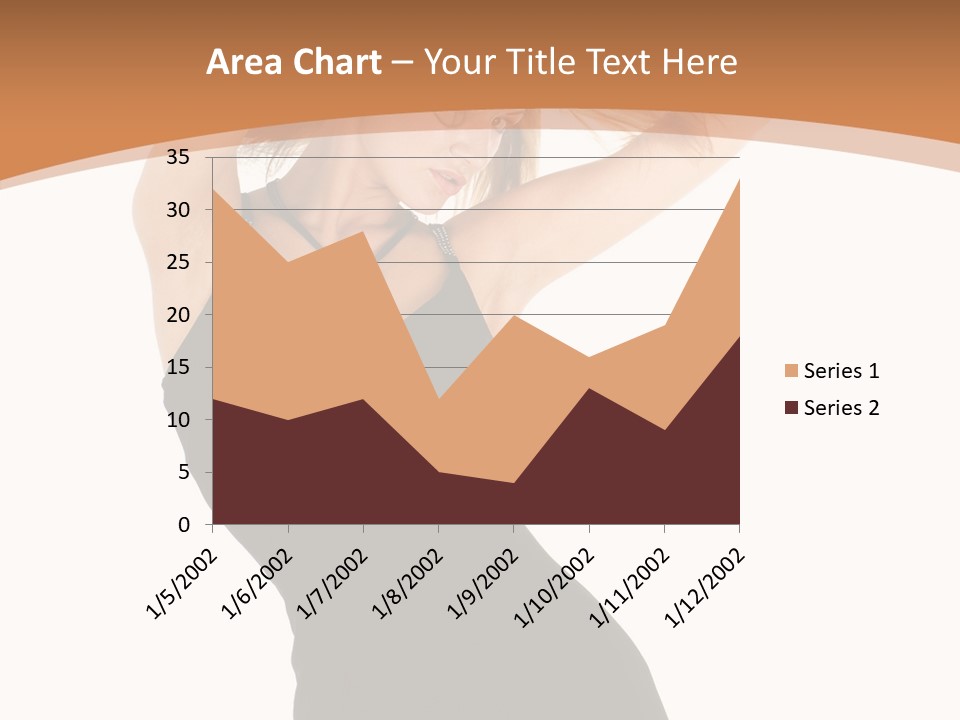 Expression Female Seductive PowerPoint Template