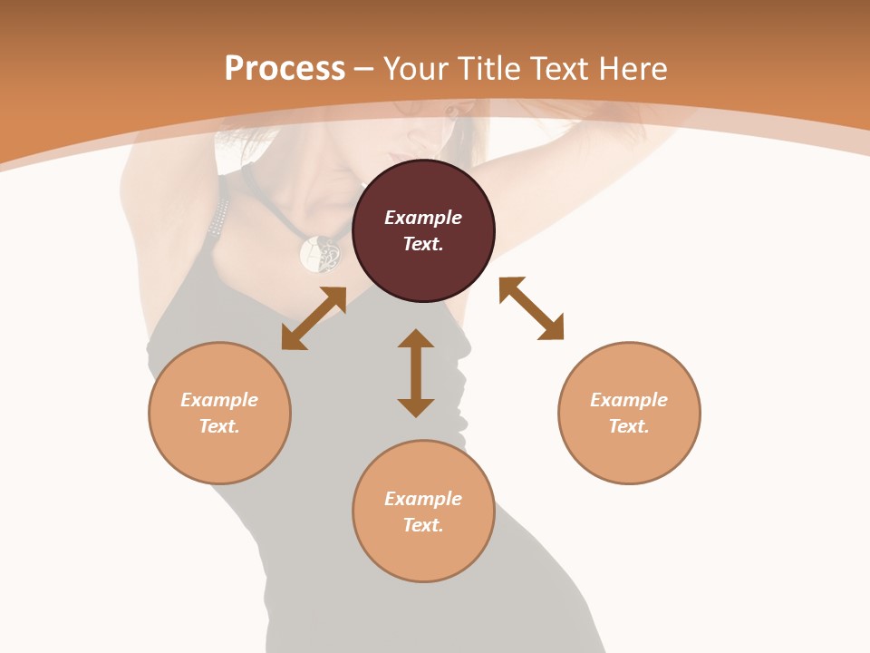 Expression Female Seductive PowerPoint Template
