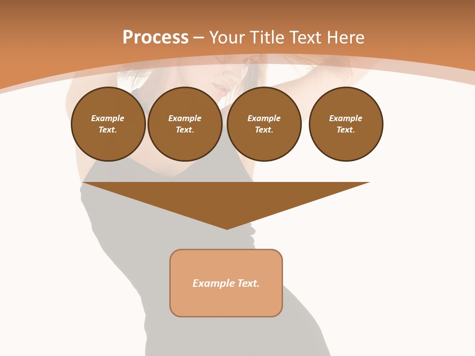 Expression Female Seductive PowerPoint Template