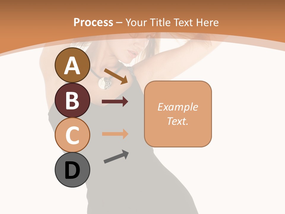 Expression Female Seductive PowerPoint Template