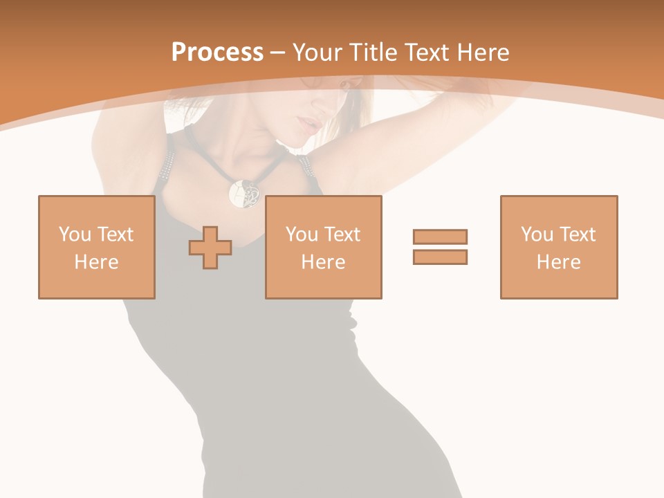 Expression Female Seductive PowerPoint Template