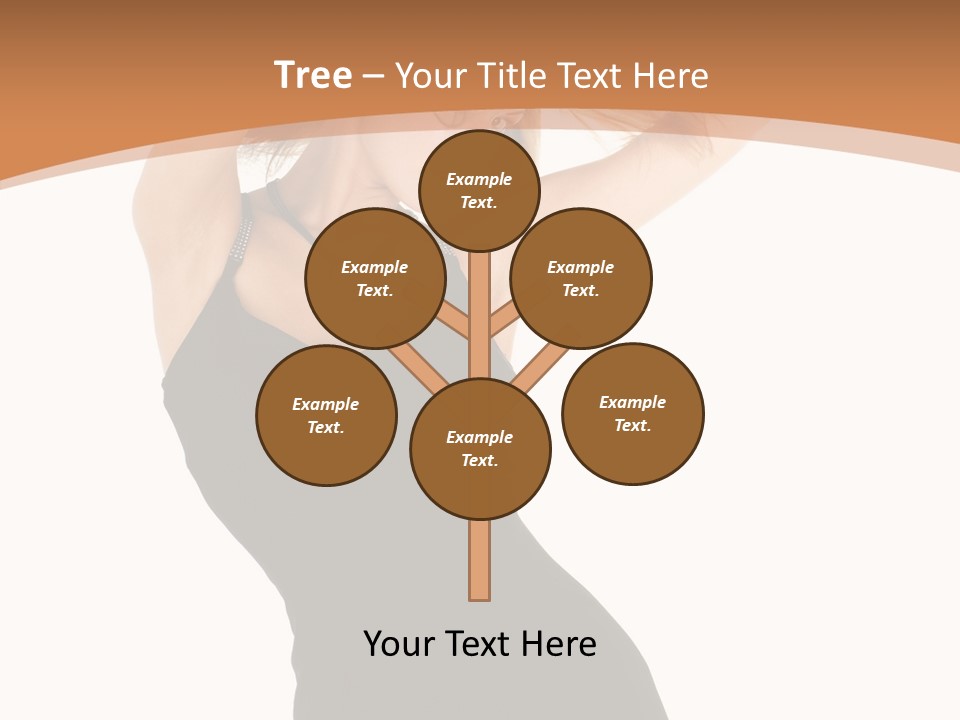 Expression Female Seductive PowerPoint Template