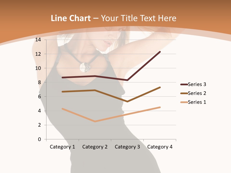 Expression Female Seductive PowerPoint Template