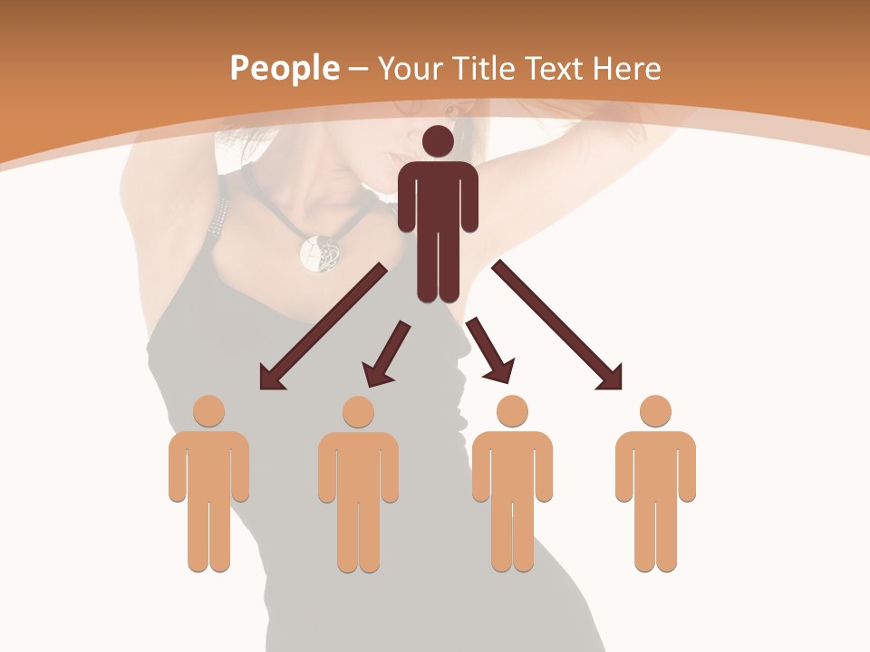 Expression Female Seductive PowerPoint Template