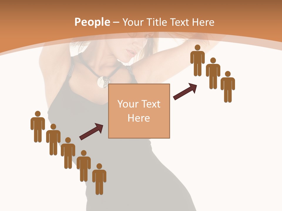 Expression Female Seductive PowerPoint Template
