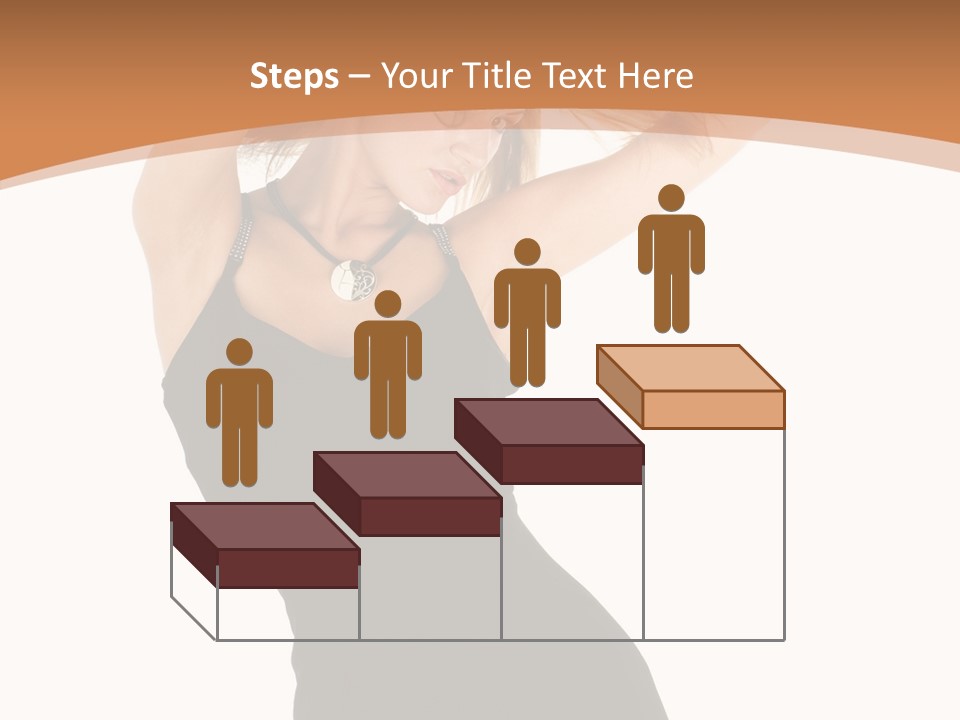 Expression Female Seductive PowerPoint Template