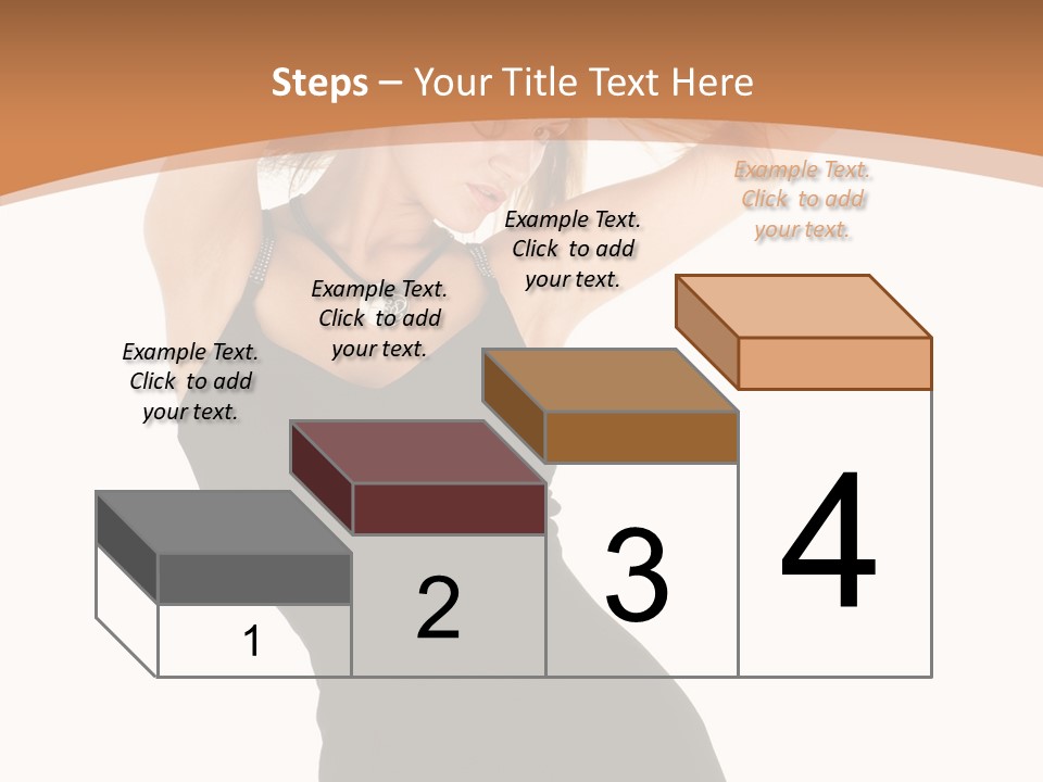 Expression Female Seductive PowerPoint Template