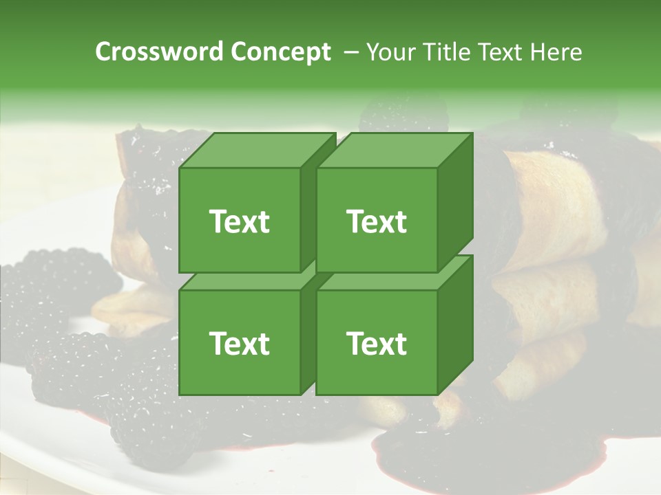 Plate Garnish Tasty PowerPoint Template