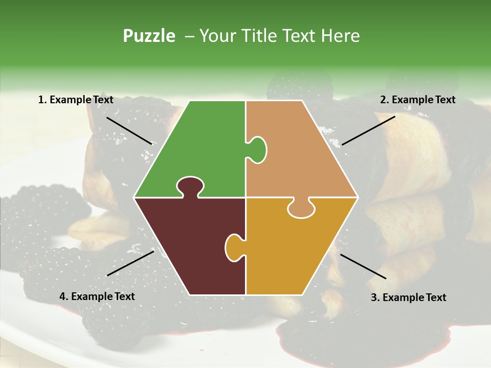 Plate Garnish Tasty PowerPoint Template