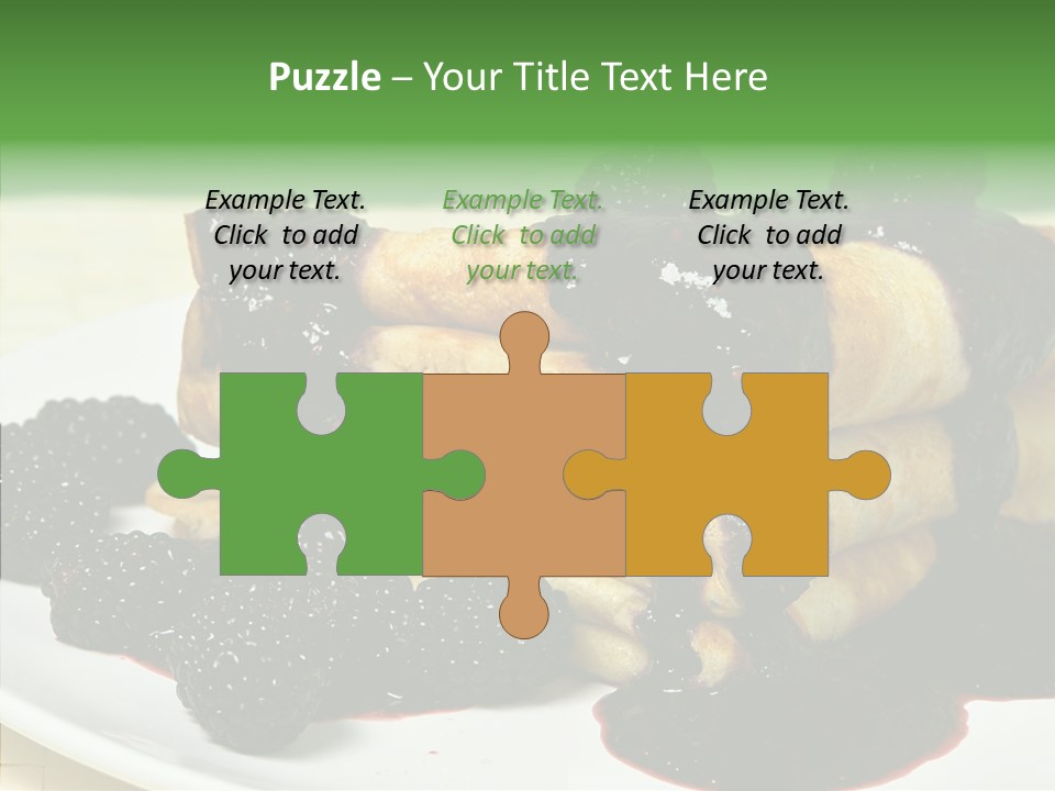 Plate Garnish Tasty PowerPoint Template