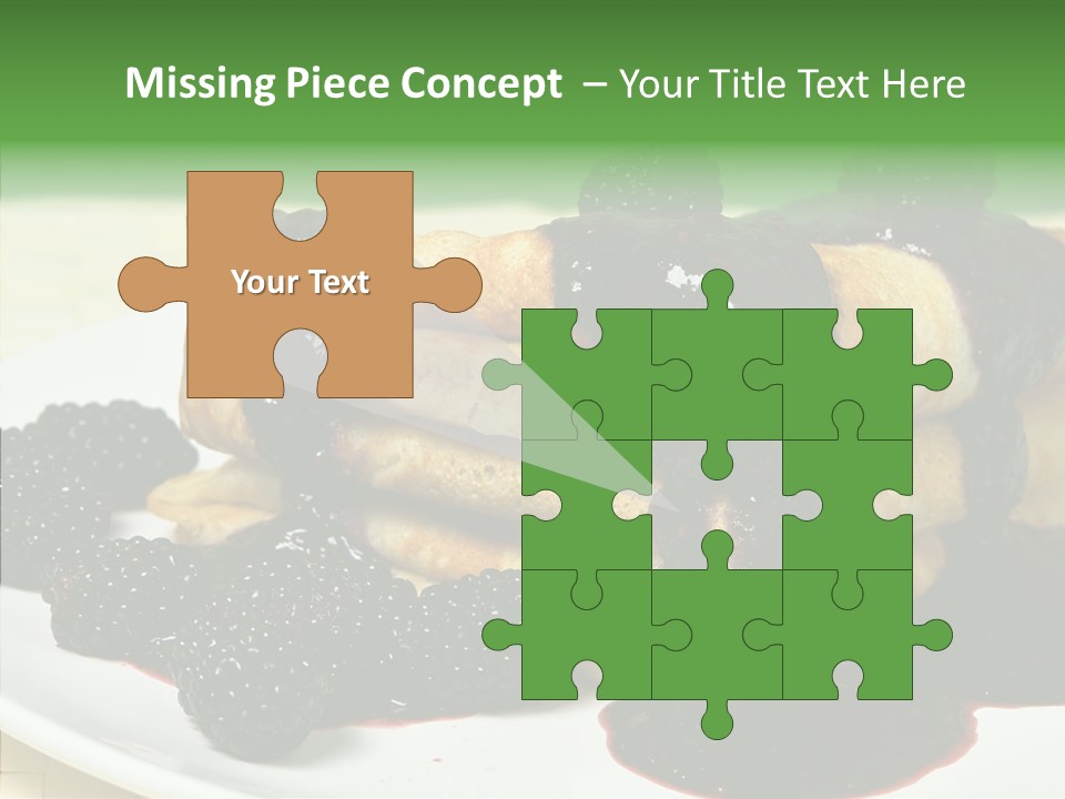 Plate Garnish Tasty PowerPoint Template