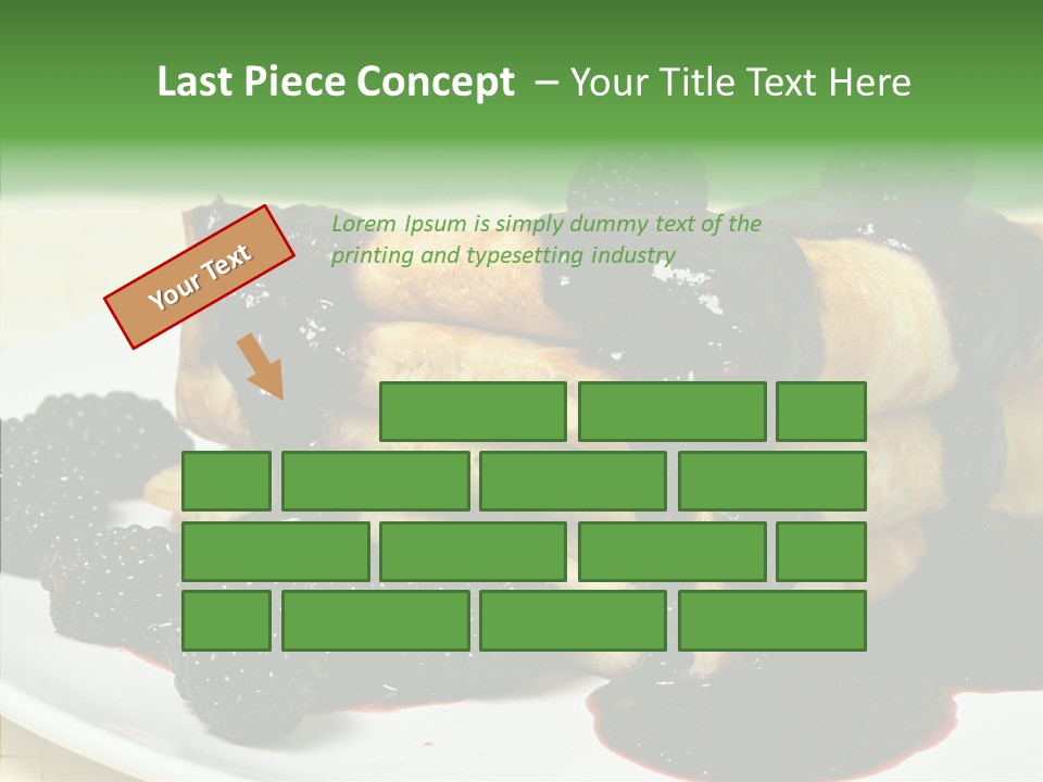 Plate Garnish Tasty PowerPoint Template