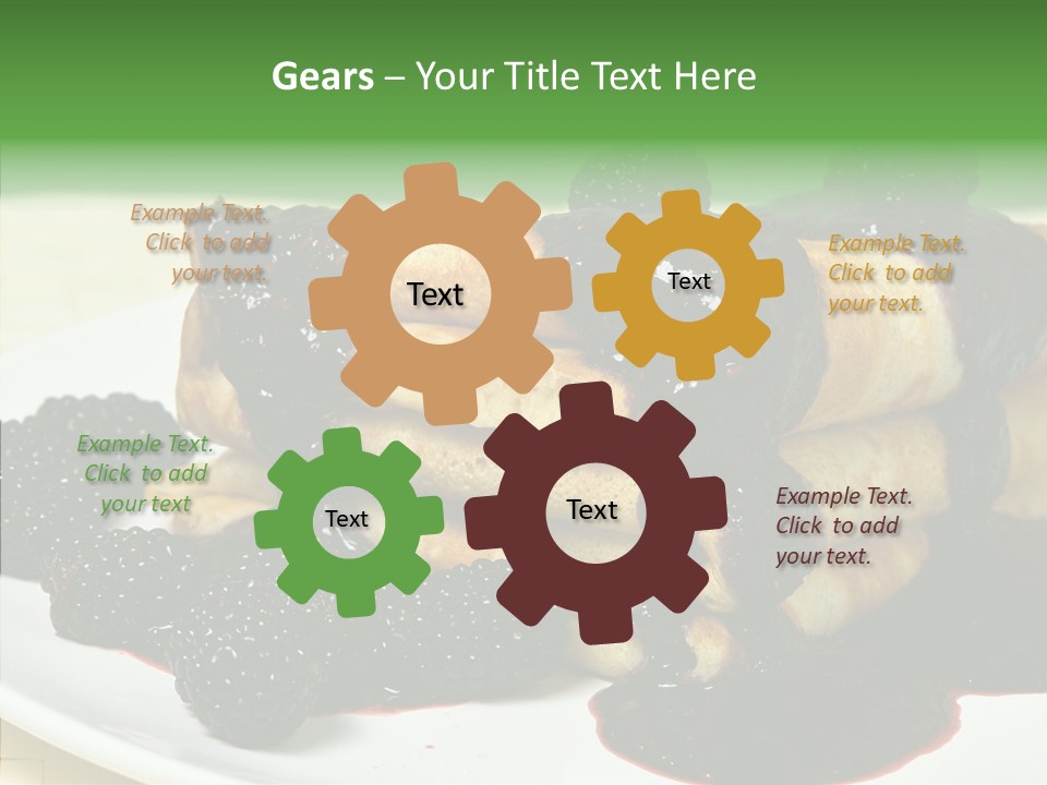 Plate Garnish Tasty PowerPoint Template