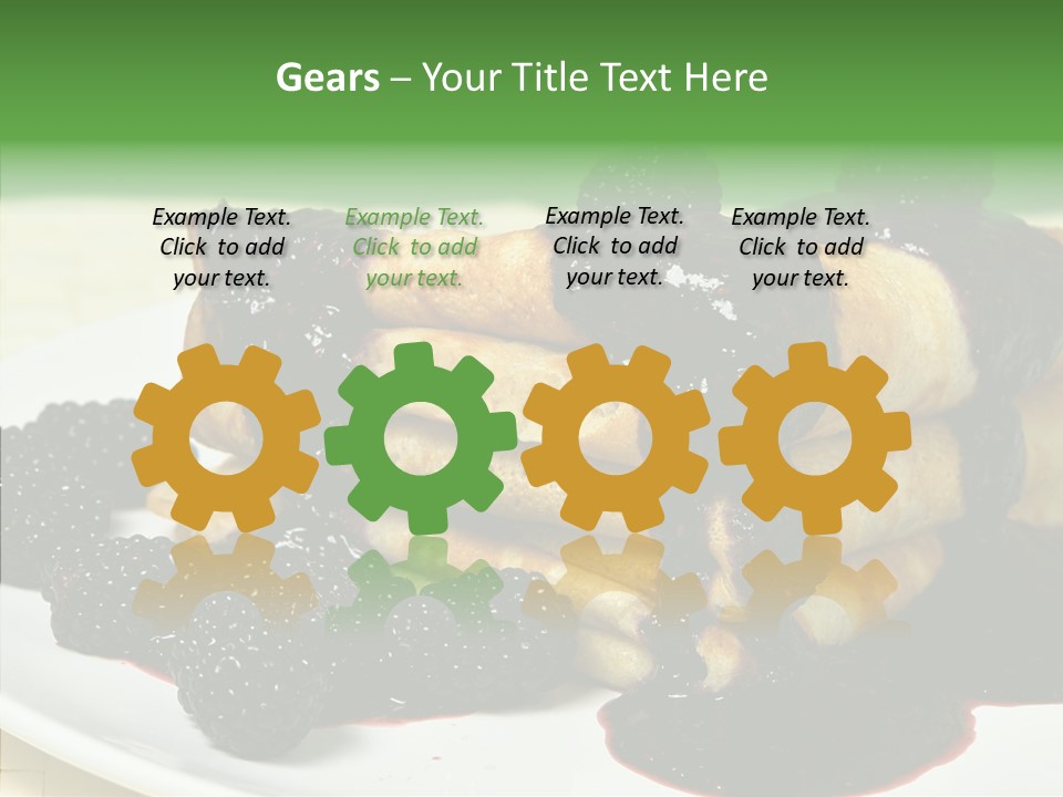 Plate Garnish Tasty PowerPoint Template