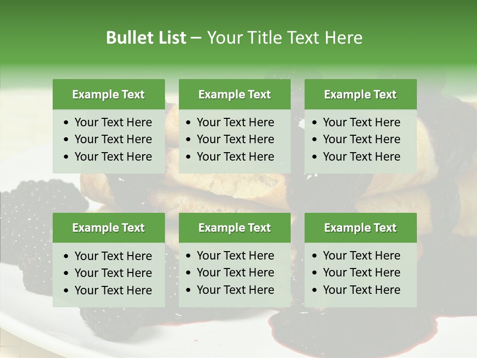 Plate Garnish Tasty PowerPoint Template