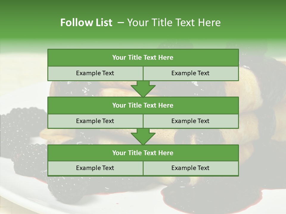 Plate Garnish Tasty PowerPoint Template