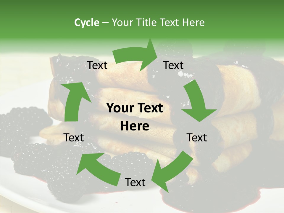 Plate Garnish Tasty PowerPoint Template