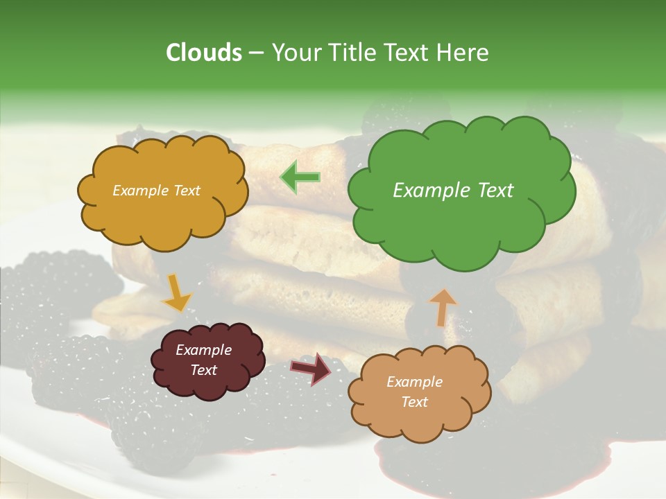 Plate Garnish Tasty PowerPoint Template