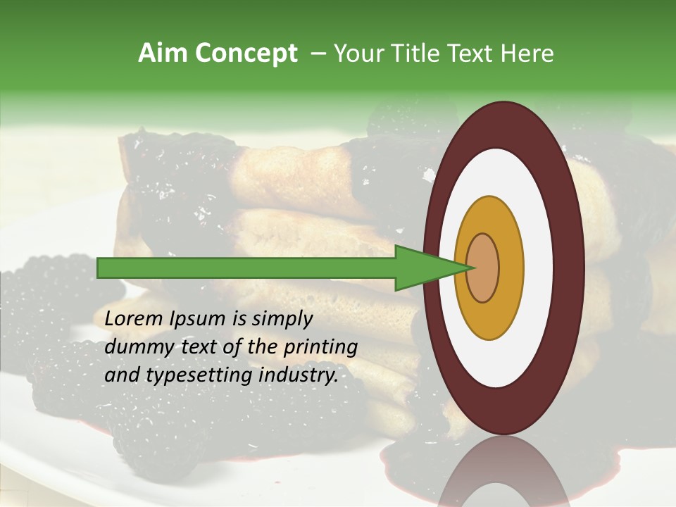 Plate Garnish Tasty PowerPoint Template