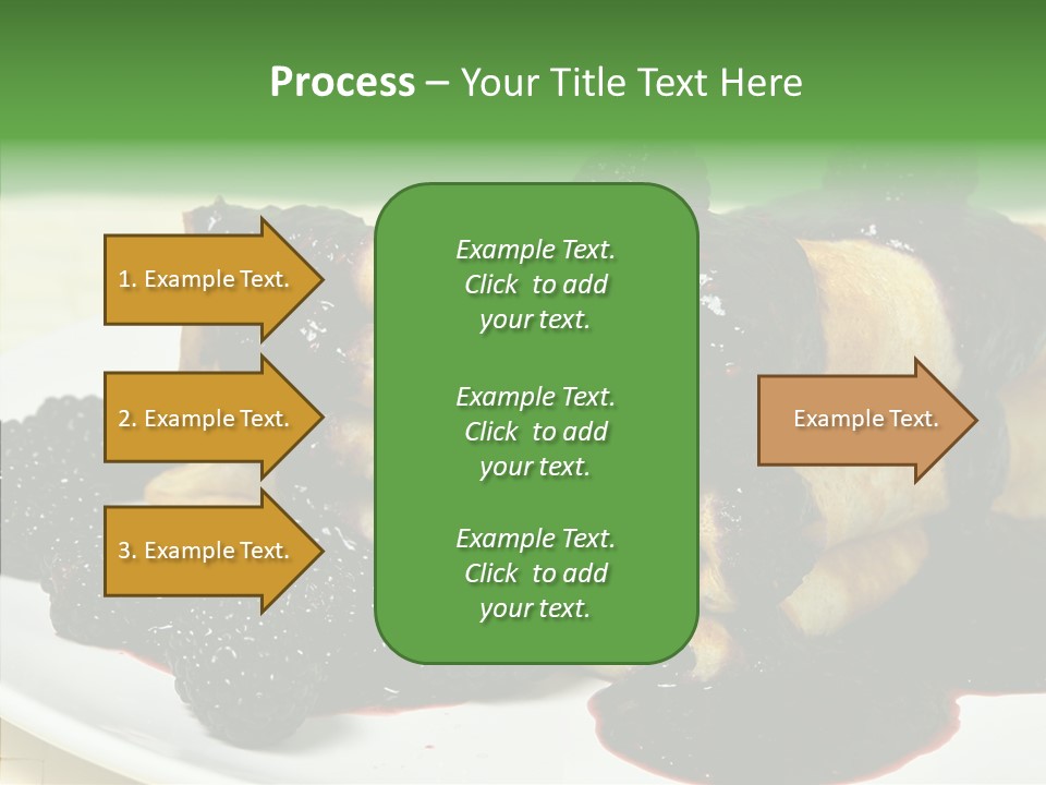 Plate Garnish Tasty PowerPoint Template