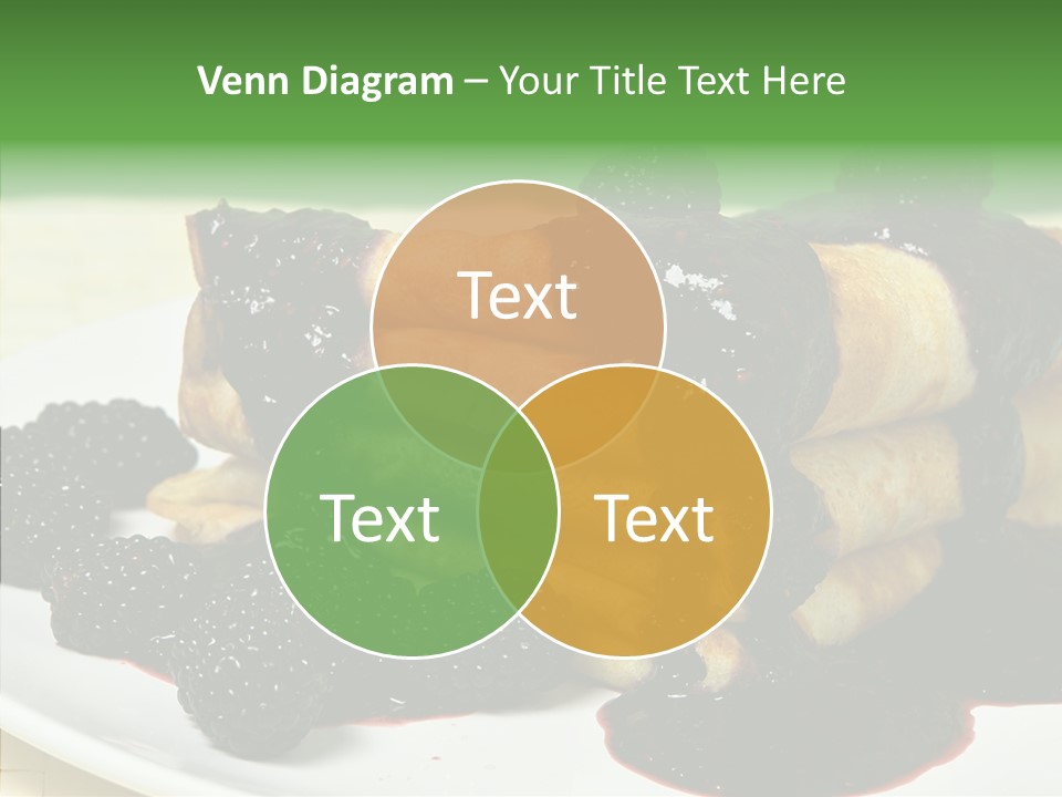 Plate Garnish Tasty PowerPoint Template