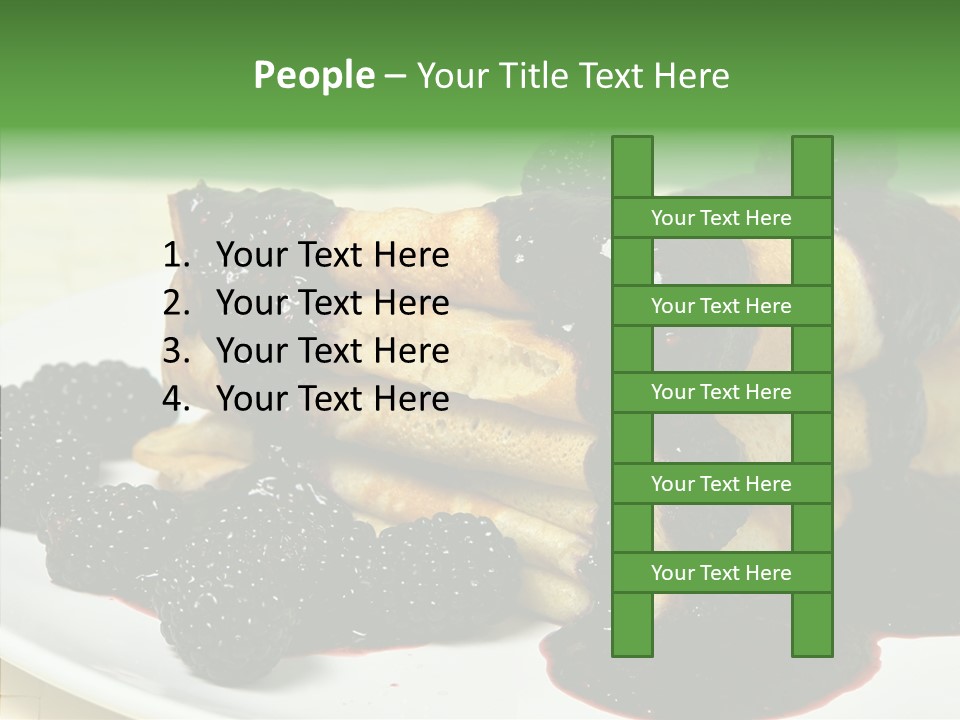 Plate Garnish Tasty PowerPoint Template