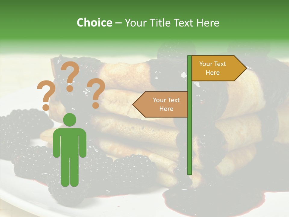 Plate Garnish Tasty PowerPoint Template