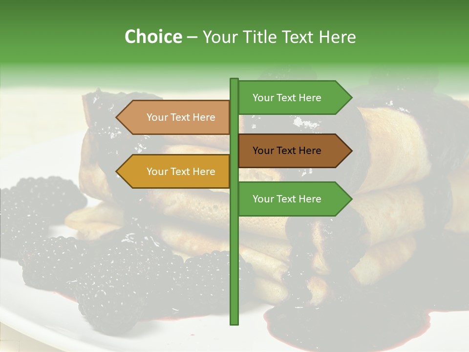 Plate Garnish Tasty PowerPoint Template
