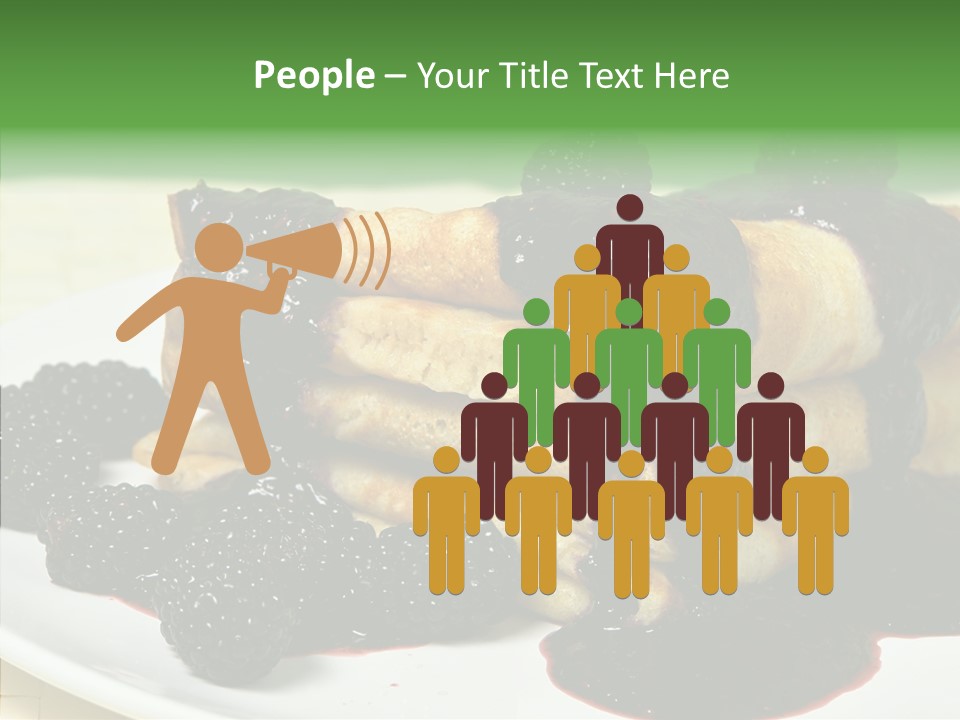 Plate Garnish Tasty PowerPoint Template