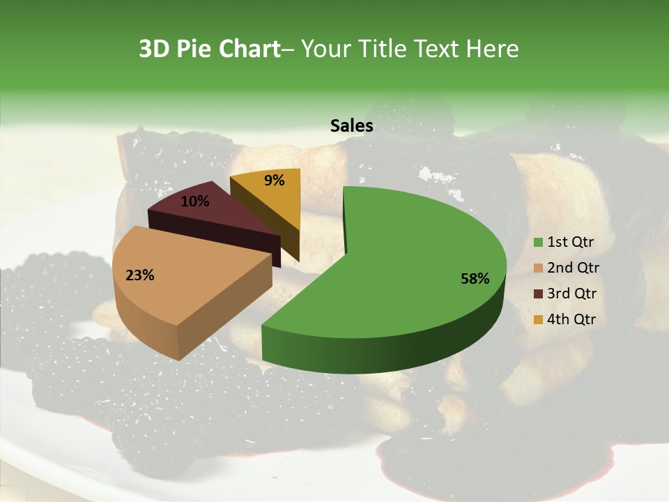 Plate Garnish Tasty PowerPoint Template