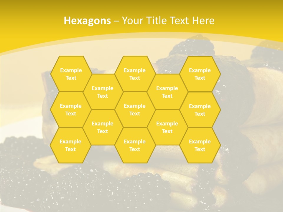 Garnish Blini Cake PowerPoint Template