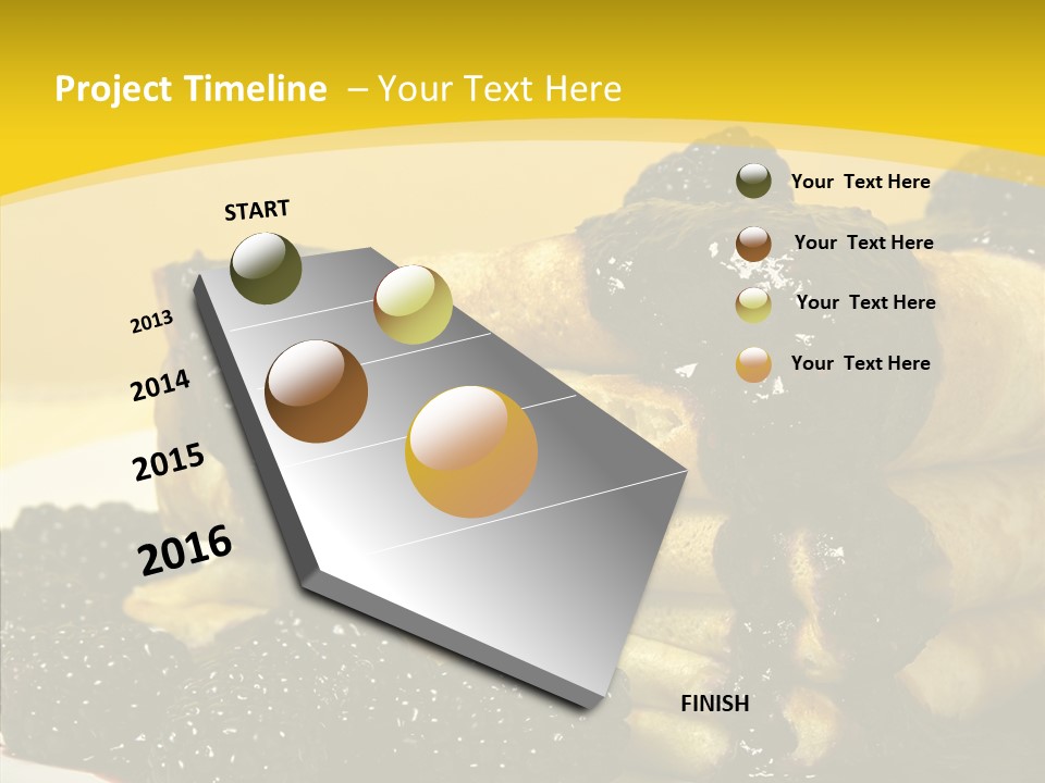 Garnish Blini Cake PowerPoint Template