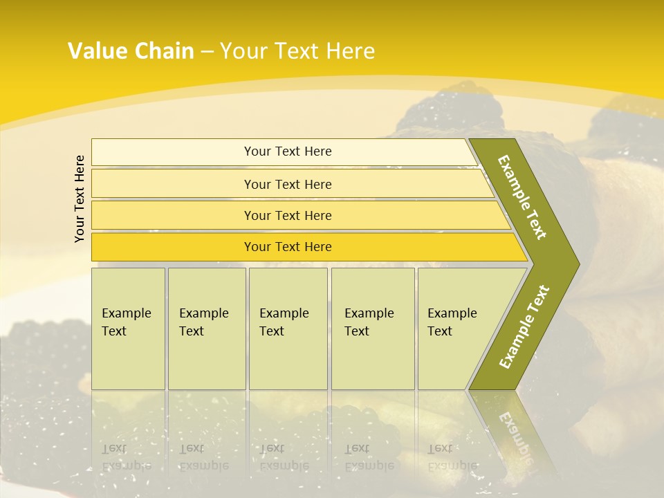 Garnish Blini Cake PowerPoint Template