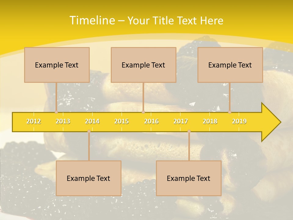 Garnish Blini Cake PowerPoint Template