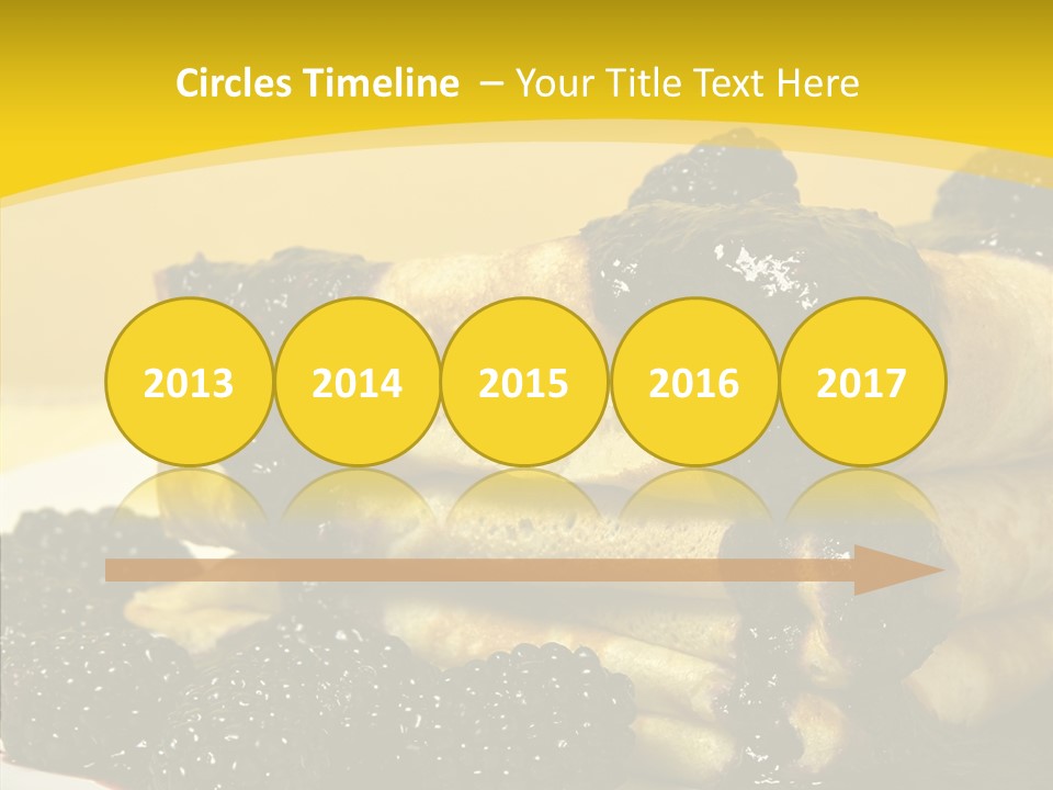 Garnish Blini Cake PowerPoint Template