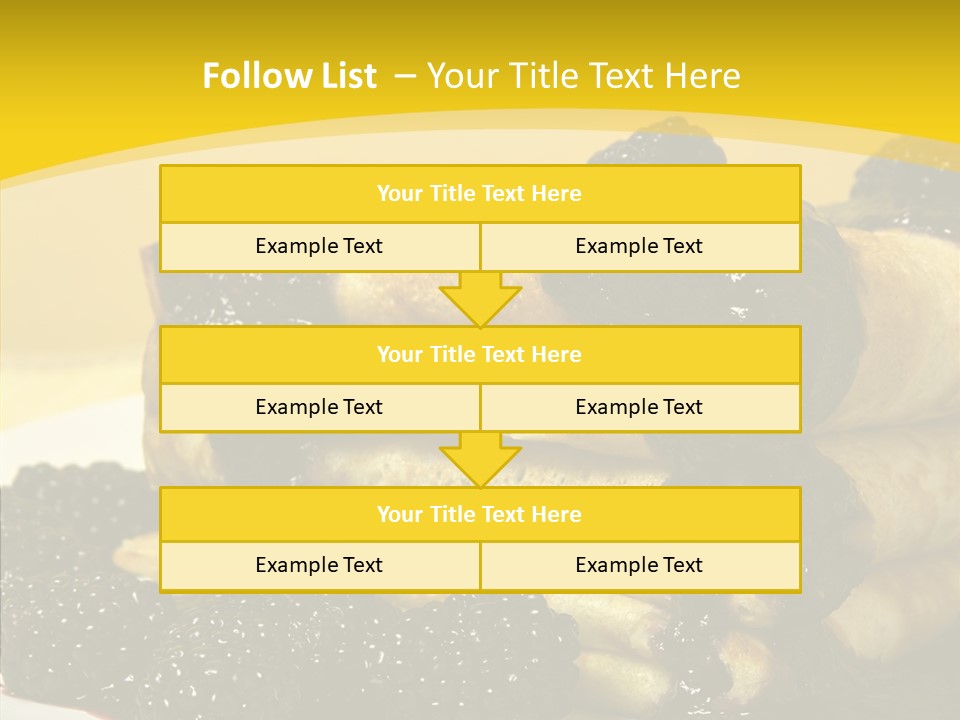 Garnish Blini Cake PowerPoint Template