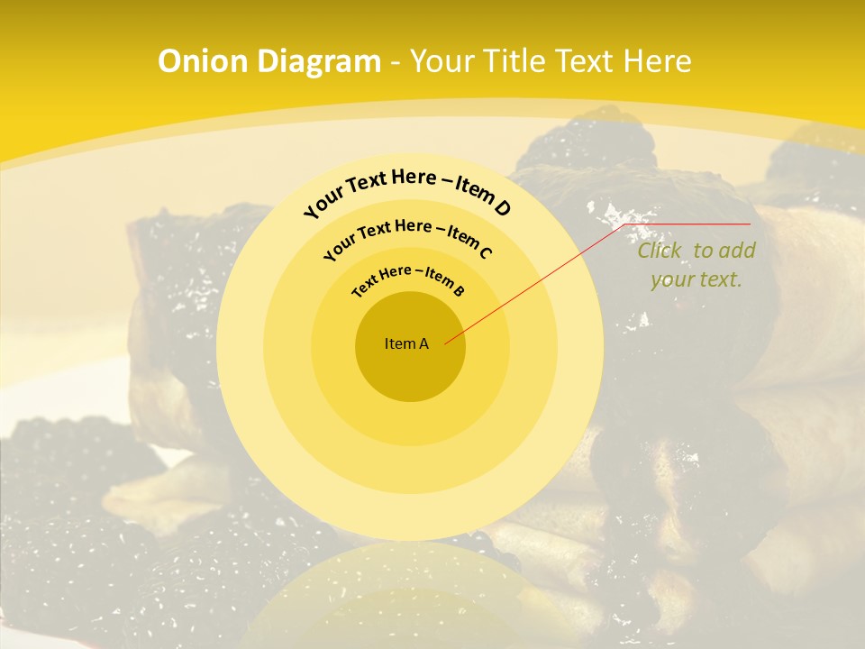 Garnish Blini Cake PowerPoint Template