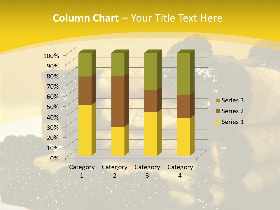 Garnish Blini Cake PowerPoint Template
