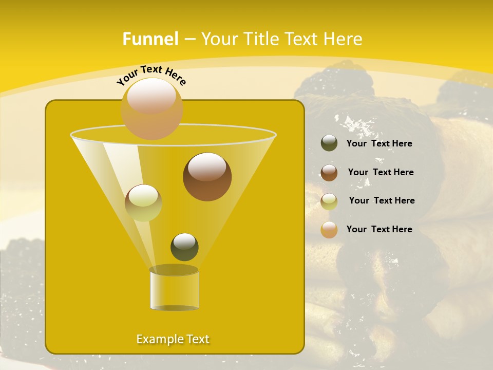 Garnish Blini Cake PowerPoint Template